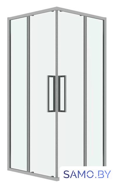 Душевой уголок Grossman Cosmo 80x80x195 300.K33.02.8080.10.00 (хром/прозрачное стекло) - Изображение №1 — Интернет-магазин samo.by
