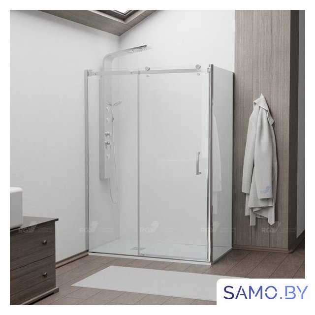 Душевой уголок RGW TO-44 02074428-11 120x80 (хром/прозрачное стекло) - Изображение №1 — Интернет-магазин samo.by
