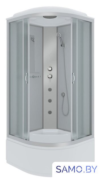 Душевая кабина Niagara NG-2307-14G 80x80x215 (матовое стекло) - Изображение №1 — Интернет-магазин samo.by