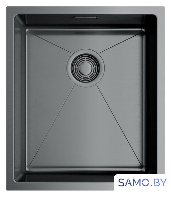 Кухонная мойка Omoikiri Taki 38-U/IF-GM 4973106 (вороненая сталь) - Изображение №1 — Интернет-магазин samo.by