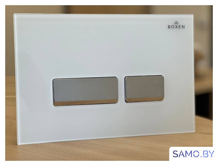 Унитаз подвесной Roxen Cube One Rimless 6 в 1 StounFix Dual Fresh 634687 (белое стекло) - Изображение №16 — Интернет-магазин samo.by
