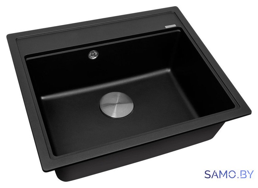 Кухонная мойка ZorG Rock 60 Premium black metallic - Изображение №1 — Интернет-магазин samo.by