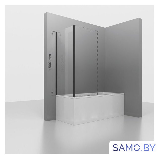 Душевая стенка RGW Z-050-4 B 352205408-14 - Изображение №1 — Интернет-магазин samo.by