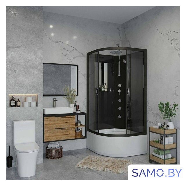 Душевая кабина Niagara NG-6508-14BKTG 90x90x210 - Изображение №1 — Интернет-магазин samo.by
