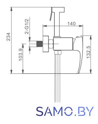 Гигиенический душ Gappo G2007-4 - Изображение №2 — Интернет-магазин samo.by