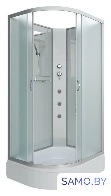Душевая кабина Niagara NG-33084-14RBKG 100x80 (матовое стекло) - Изображение №2 — Интернет-магазин samo.by
