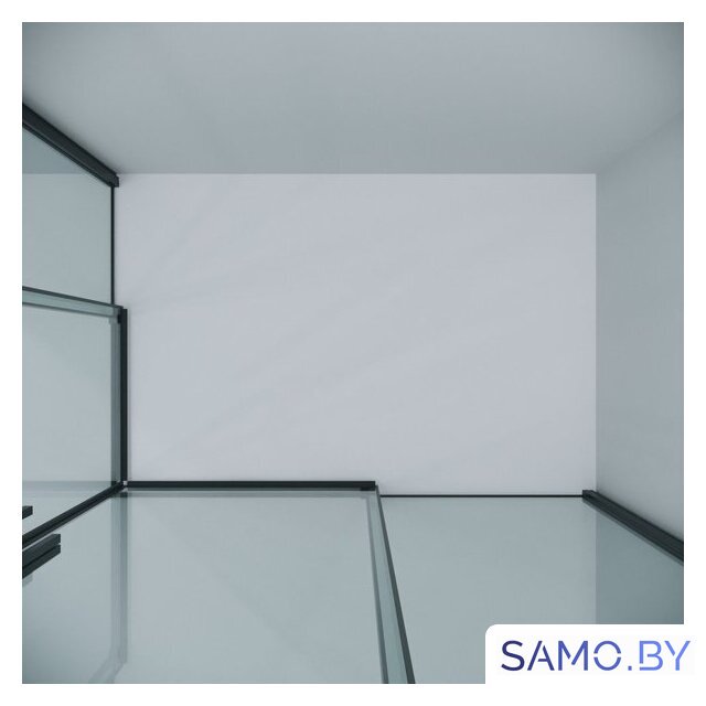 Душевой уголок Grossman Galaxy 100x90x195 300.K33.01.1090.21.00 (черный матовый/прозрачное стекло) - Изображение №6 — Интернет-магазин samo.by