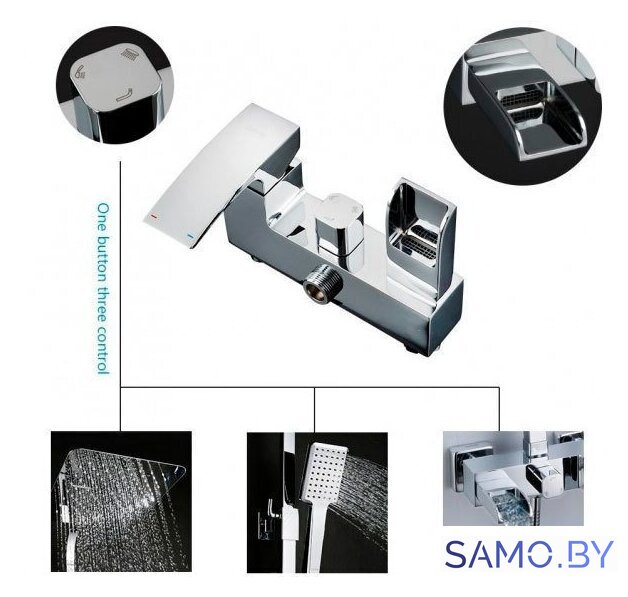 Душевая система  Gappo G2407-20 - Изображение №5 — Интернет-магазин samo.by
