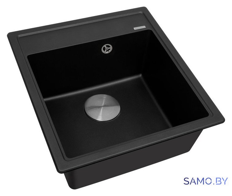 Кухонная мойка ZorG Rock 46 Premium black metallic - Изображение №1 — Интернет-магазин samo.by