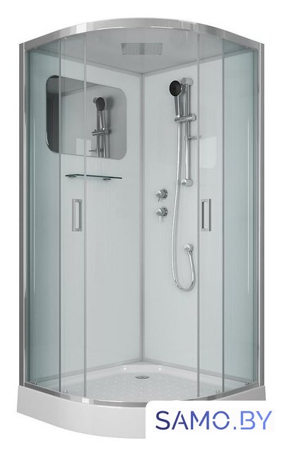 Душевая кабина Niagara NG-6002-01 100x100x210 (прозрачное стекло) - Изображение №1 — Интернет-магазин samo.by