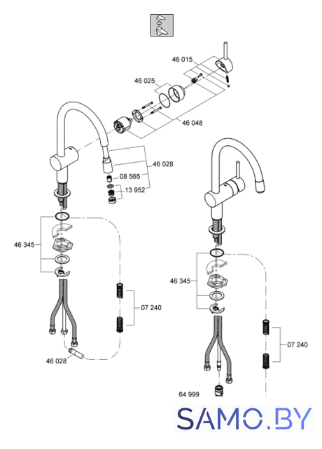 Смеситель Grohe Minta 32918000 - Изображение №3 — Интернет-магазин samo.by