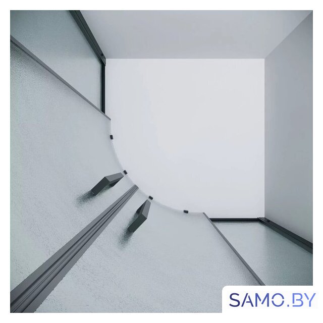 Душевой уголок Grossman Cosmo 90x90x195 301.K33.02.9090.21.02 (черный матовый/шиншилла стекло) - Изображение №6 — Интернет-магазин samo.by