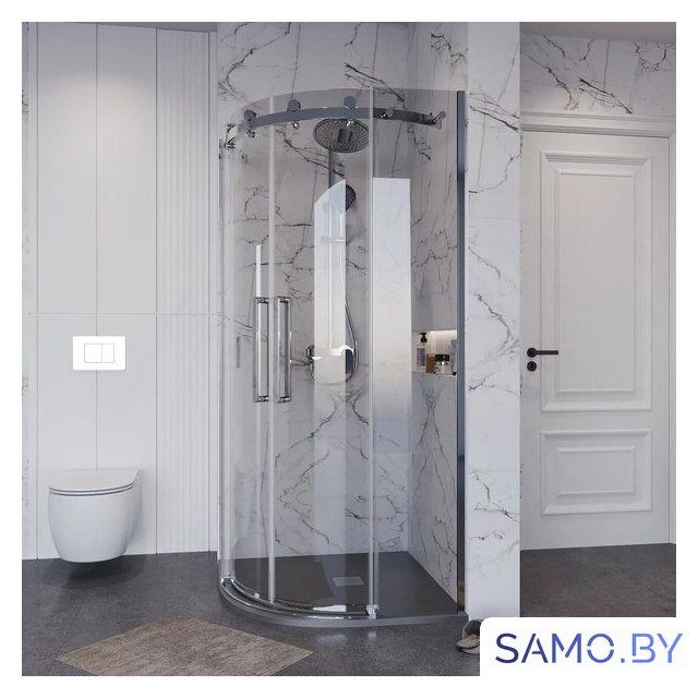 Душевой уголок Grossman Classic 90x90x195 301.K33.04.9090.10.00 (хром/прозрачное стекло) - Изображение №9 — Интернет-магазин samo.by