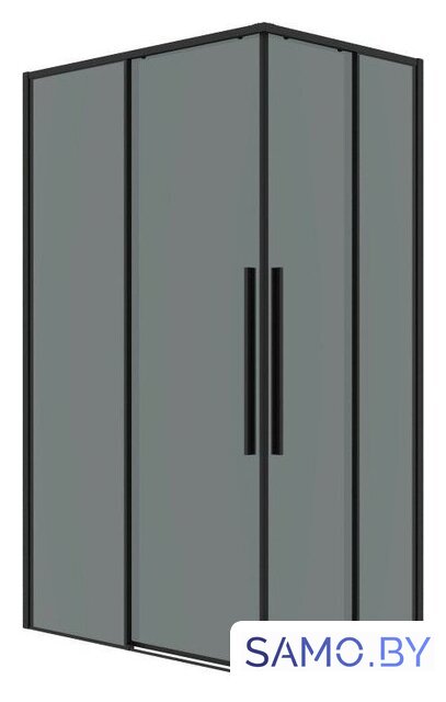 Душевой уголок Grossman Galaxy 100x70x195 300.K33.01.1070.21.10 (черный матовый/тонированное стекло) - Изображение №1 — Интернет-магазин samo.by