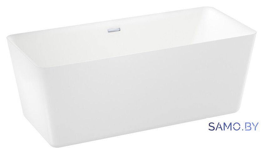 Ванна Wellsee DeSire 175,5x76 231503001 (отдельностоящая ванна белый глянец, экран, ножки, сифон-автомат хром) - Изображение №2 — Интернет-магазин samo.by
