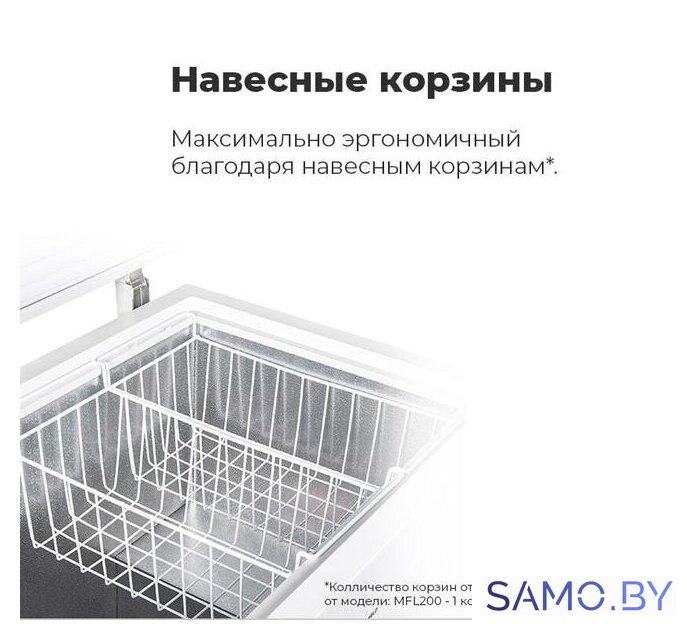 Морозильный ларь MAUNFELD MFL200GR - Изображение №21 — Интернет-магазин samo.by