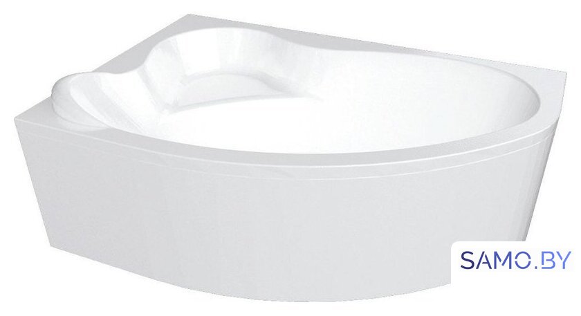 Ванна Bonito Home Rosa 150x100 L BH-RA-101-150L/St+BH-RA-150L/P (с ножками и экраном) - Изображение №2 — Интернет-магазин samo.by
