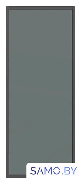 Душевая стенка Grossman Style 80x195 200.K33.05.80.21.10 (черный матовый, стекло тонированное) - Изображение №1 — Интернет-магазин samo.by