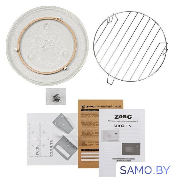 Микроволновая печь ZorG MIO211 S (белый) - Изображение №5 — Интернет-магазин samo.by
