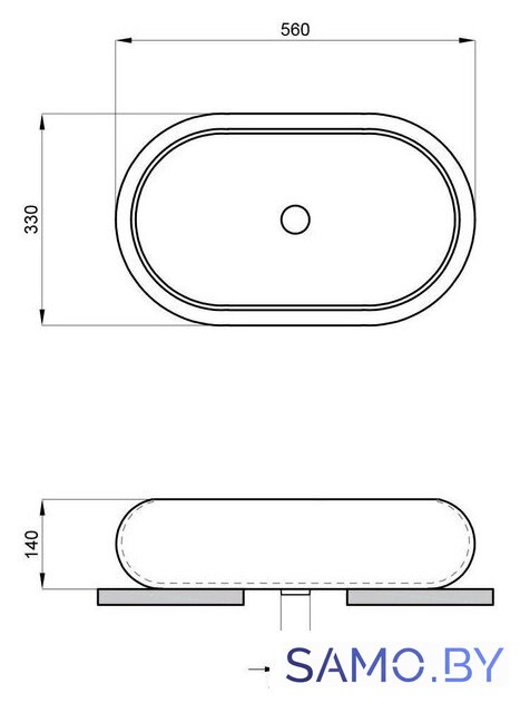Умывальник Lavinia Boho Bathroom Sink 33311090 - Изображение №6 — Интернет-магазин samo.by