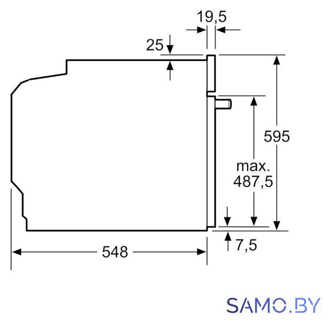 Электрический духовой шкаф Bosch Serie 2 HBA571BB4 - Изображение №7 — Интернет-магазин samo.by