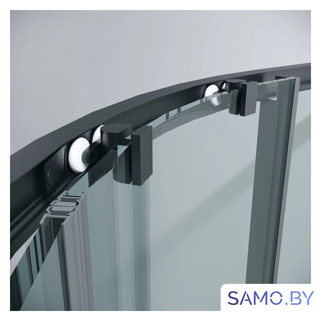 Душевой уголок Grossman Cosmo 90x90x195 301.K33.02.9090.21.00 (черный матовый/прозрачное стекло) - Изображение №5 — Интернет-магазин samo.by