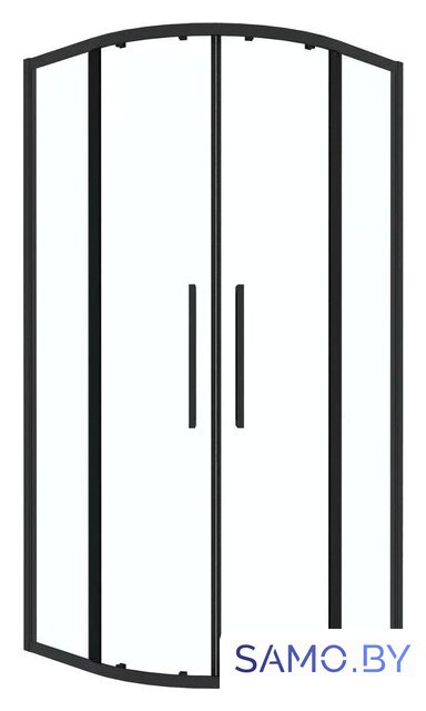 Душевой уголок Grossman Cosmo 90x90x195 301.K33.02.9090.21.00 (черный матовый/прозрачное стекло) - Изображение №1 — Интернет-магазин samo.by