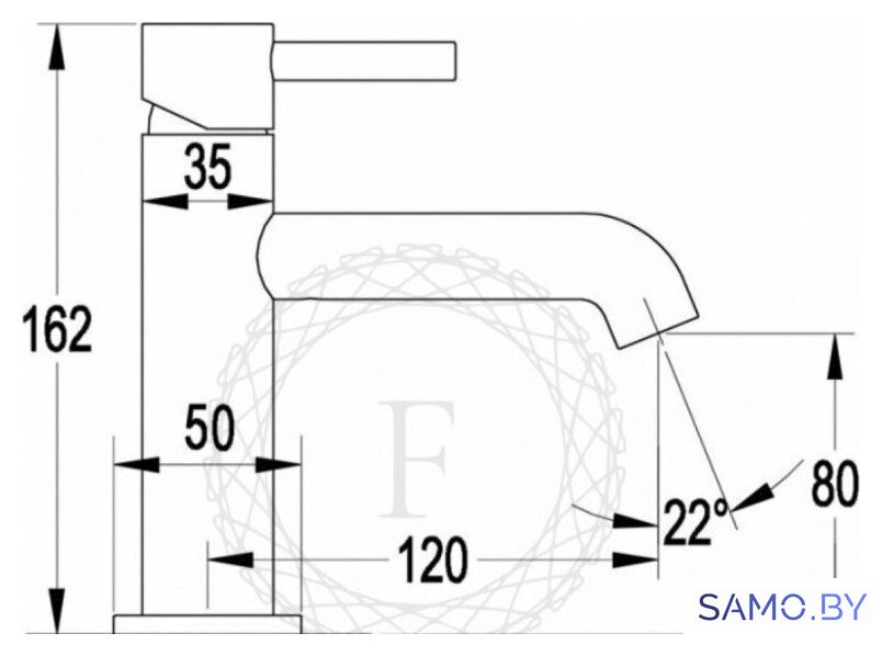 Смеситель Filarete Roun FL5020 (графит) - Изображение №9 — Интернет-магазин samo.by