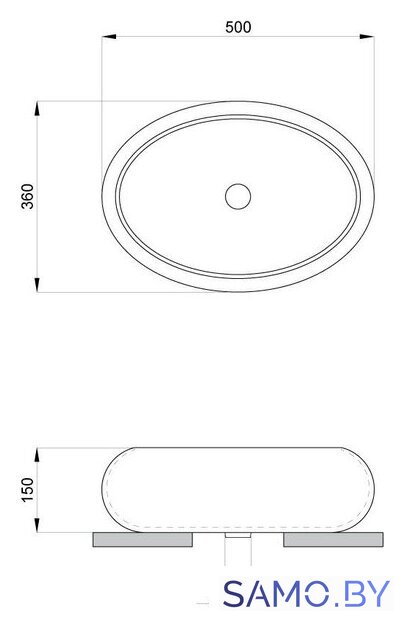 Умывальник Lavinia Boho Bathroom Sink 33311089 - Изображение №6 — Интернет-магазин samo.by