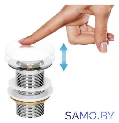Донный клапан Roxen PD01W без перелива - Изображение №4 — Интернет-магазин samo.by
