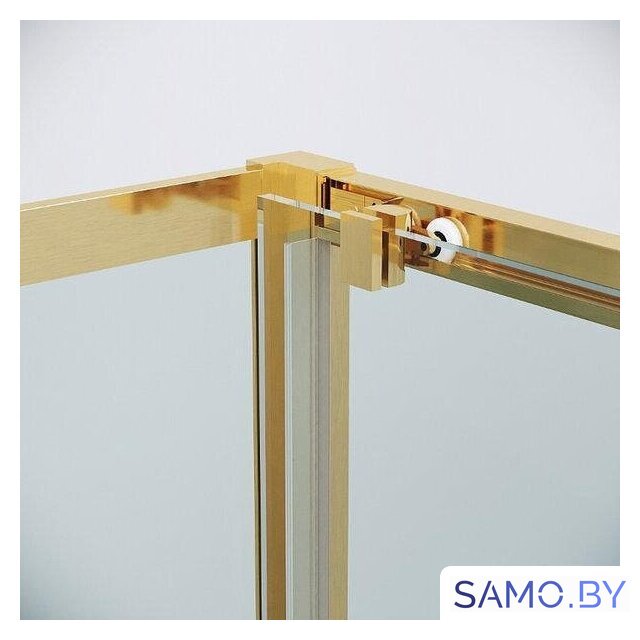 Душевой уголок Grossman Cosmo 120x100x195 120.K33.02.1210.32.00 (золото сатин/стекло прозрачное) - Изображение №6 — Интернет-магазин samo.by