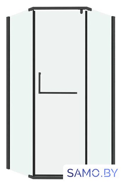 Душевой уголок Grossman Pragma 90x90x195 302.K33.03.9090.42.00 (графит сатин/прозрачное стекло) - Изображение №1 — Интернет-магазин samo.by