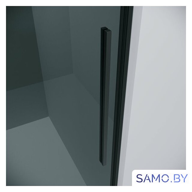 Душевая дверь Grossman Galaxy 100.K33.01.140.21.10 140x195 (черный матовый/стекло тонированное) - Изображение №3 — Интернет-магазин samo.by