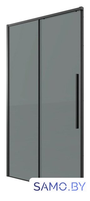 Душевая дверь Grossman Galaxy 100.K33.01.140.21.10 140x195 (черный матовый/стекло тонированное) - Изображение №1 — Интернет-магазин samo.by