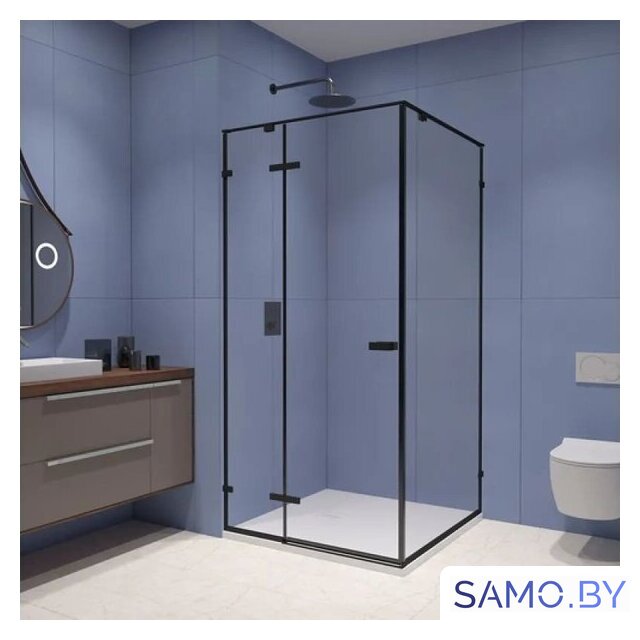 Душевой уголок RGW SV-030B 353203000-14 (черный/прозрачное стекло) - Изображение №1 — Интернет-магазин samo.by