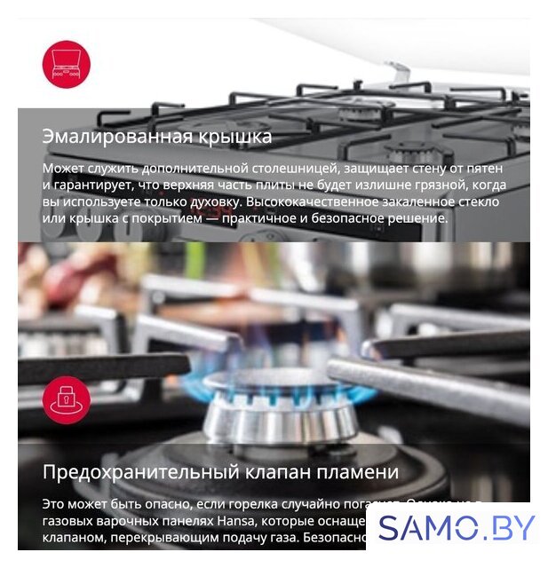 Кухонная плита Hansa FCMW59329 - Изображение №15 — Интернет-магазин samo.by