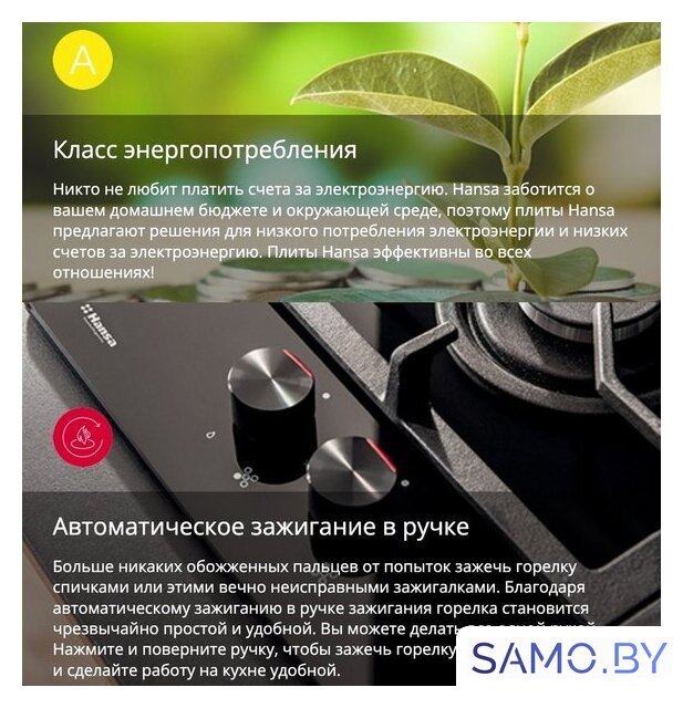 Кухонная плита Hansa FCMW59329 - Изображение №13 — Интернет-магазин samo.by