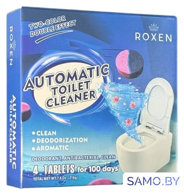 Средство для бачка инсталляции Roxen Dual Fresh 20000 (4 шт) - Изображение №7 — Интернет-магазин samo.by