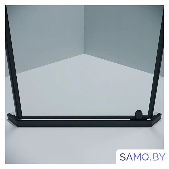 Душевой уголок Grossman Pragma 90x90x195 302.K33.03.9090.21.00 (черный матовый/прозрачное стекло) - Изображение №4 — Интернет-магазин samo.by