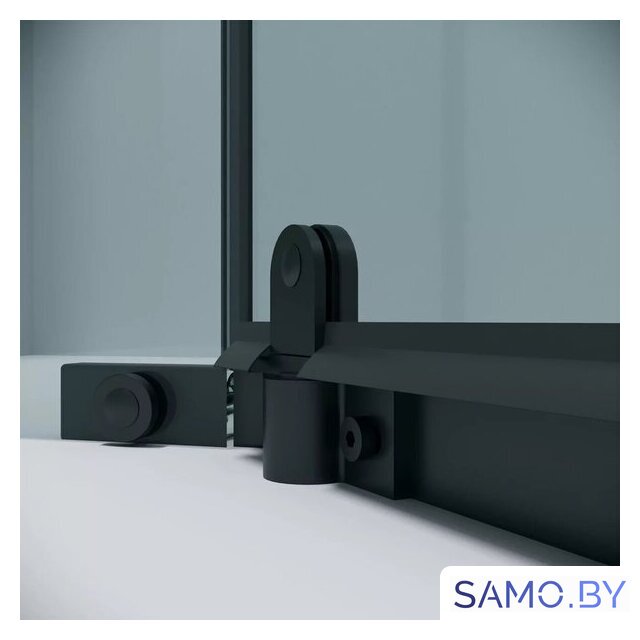 Душевой уголок Grossman Pragma 90x90x195 302.K33.03.9090.21.00 (черный матовый/прозрачное стекло) - Изображение №5 — Интернет-магазин samo.by