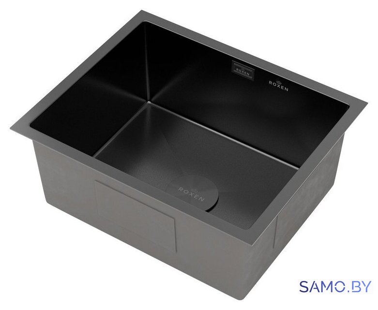 Кухонная мойка Roxen Uno 560210-54B-V графит/текстурная PVD покрытие (с ролл-матом и дозатором) - Изображение №10 — Интернет-магазин samo.by