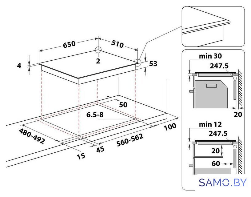 Варочная панель Whirlpool SMP 658C/BT/IXL - Изображение №18 — Интернет-магазин samo.by