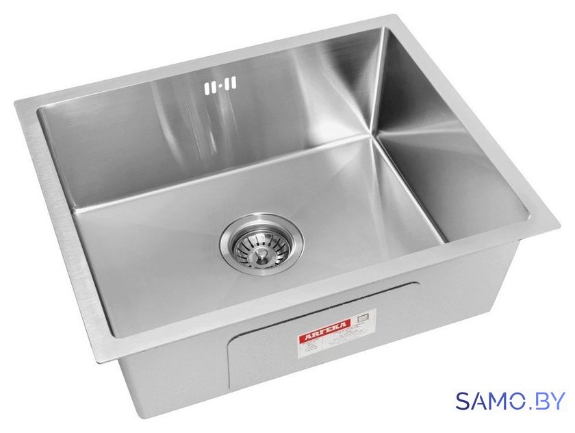 Кухонная мойка ARFEKA ECO AR 550*450 SATIN - Изображение №1 — Интернет-магазин samo.by