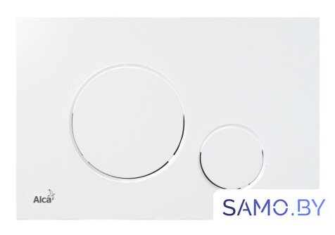 Панель смыва Alcaplast M670 (белый) - Изображение №1 — Интернет-магазин samo.by