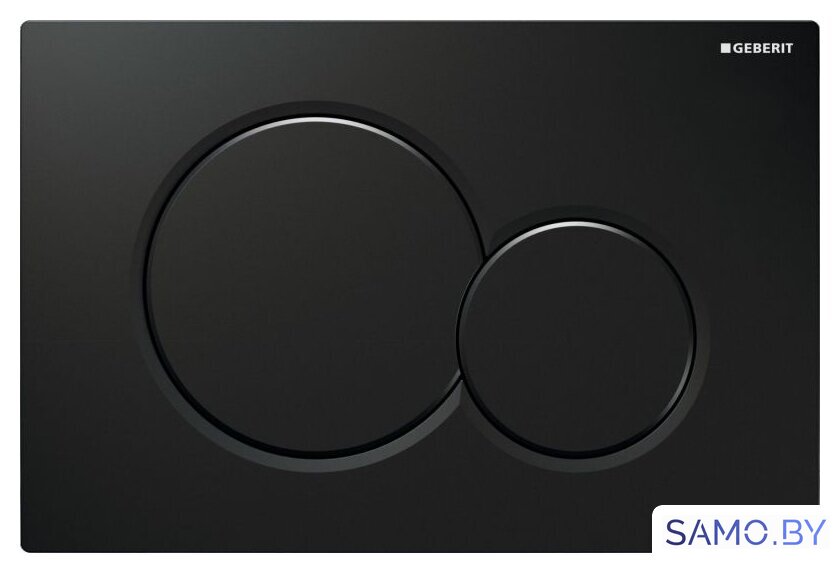 Панель смыва Geberit Sigma 01 115.770.DW.5 (черный) - Изображение №1 — Интернет-магазин samo.by