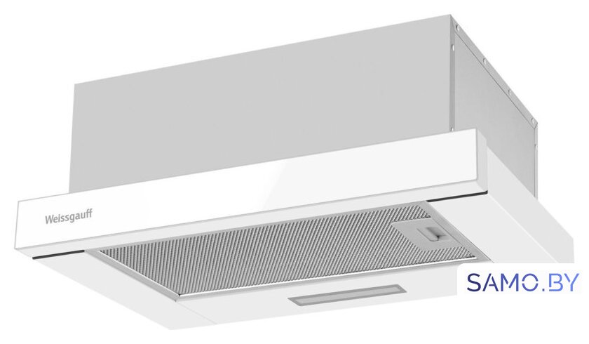 Кухонная вытяжка Weissgauff TEL 450 White Glass - Изображение №1 — Интернет-магазин samo.by