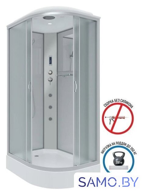 Душевой уголок Niagara NG-3312-14LF 120x80x215 (матовое стекло) - Изображение №1 — Интернет-магазин samo.by