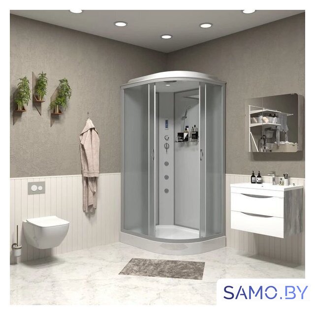 Душевой уголок Niagara NG-3312-14LF 120x80x215 (матовое стекло) - Изображение №3 — Интернет-магазин samo.by