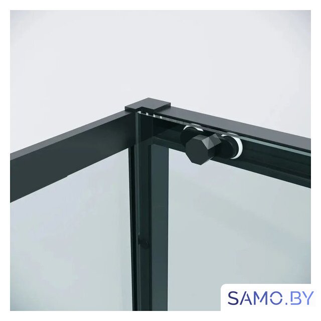 Душевая стенка Grossman Style 90x195 200.K33.05.90.21.00 (черный матовый, стекло прозрачное) - Изображение №7 — Интернет-магазин samo.by