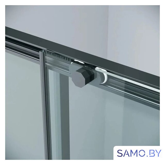 Душевая стенка Grossman Style 90x195 200.K33.05.90.21.00 (черный матовый, стекло прозрачное) - Изображение №10 — Интернет-магазин samo.by